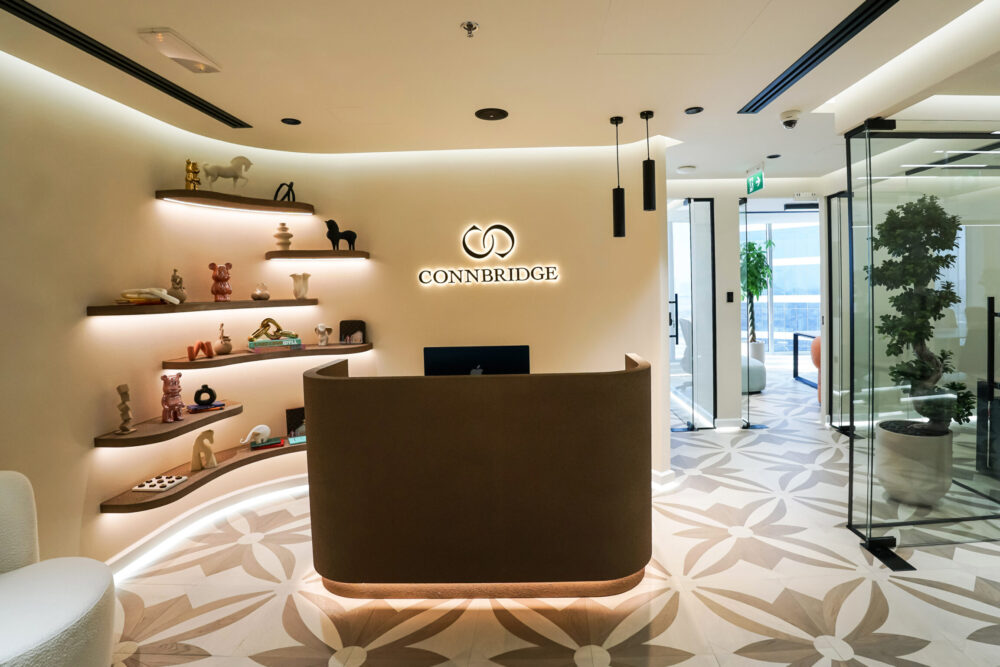 Connbridge Real Estate full turnkey fit-out completed at I Rise Tower, Dubai